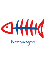 norwegen fischgräte in llandesfarben
